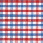 Fabric Finders 15Yds x$9.34/Yd T13 Red White Blue Gingham Tri-Check 100% Pima Cotton 60" Fabric