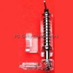 High Shank Screw On Plastic Freemotion Quilting Foot #6031, PD60 6031High Shank Screw On Freemotion Embroidery Quilting Darning Foot for Home Sewing Machines, Metal Hopper Spring Shaft, See Thru Plastic Ring