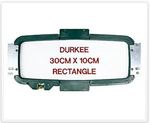 Durkee JN-3010cm 30cm x 10 cm Rectangle (11 7/8"x4") Embroidery Hoop for Janome MB4 Embroidery Machine