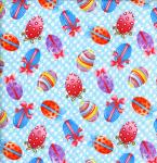 Free Spirit HM 35 Blue 15 Yard Bolt @ 7.34 A Yard Easter Collection 100% Cotton 45" Wide