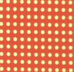 Fabric Finders 15 Yd Bolt 9.34 A Yd FF1010 Green/White Dots on Paprika 100% Pima Cotton 60" Fabric