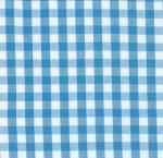 Fabric Finders 15 Yd Bolt 9.34 A Yd Turquoise 1/4 in.  Gingham Check 100% Pima Cotton Fabric