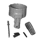 35253: Electrolux Replacement Exr-5060 Repair Kit, Wand Cap W/ Rivet, Spring & Clip