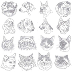 Dakota Collectibles 970469 Paw Portraits Multi-Formatted CD Embroidery Machine Designs