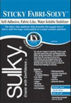 Sulky 457-02, Sticky Fabri-Solvy 12pk  8.5x11in Sheets Printable Water Soluble Stabilizer