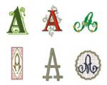 Embroidery Arts Collection #9 Vintage Monogram Series CD