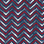 Fabric Finders 15 Yd Bolt 9.33 A Yd 1395 Red/Blue Chevron 100% Pima Cotton Fabric 60 inch
