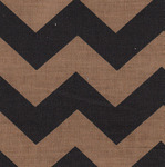 Fabric Finders 15 Yd Bolt 9.33 A Yd 1303-2 Black/Bronze Chevron 100% Pima Cotton Fabric 60 inch