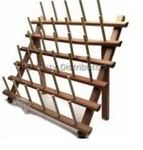 65756: Brewer P60680 33 Spool Wooden Thread Rack Stand, for up to 3000 Yard Cone Spools