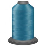 Fil-Tec 32975 Glide 60, 5000m/5500yd King Spool Light Turquoise Color Quilting Thread, 60wt Poly