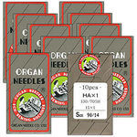 86626: Organ HAx1 15x1DE Box of 100 Denim Jeans Needles Reinforced Blade