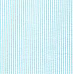 Fabric Finders 15 Yard Bolt at $13.33/Yd,Mini Striped Seersucker Fabric – Aqua Blue, 100% Cotton Fabric, 60" Wide