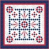 EE Schenck KIT-MASLIS Red, White & Bloom Liberty's Smile Quilt Kit