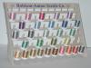 Robison Anton 29 Variegated Spools of Machine Embroidery Thread, 40Wt Polyester,  with 50 Peg Wooden Rack Stand