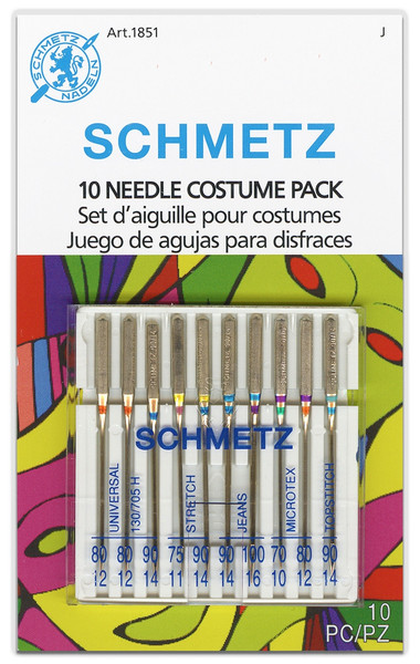 SCHMETZ Leather (130/705 HLL / 15X2NTW) Sewing Machine Needles - Carded -  Assorted