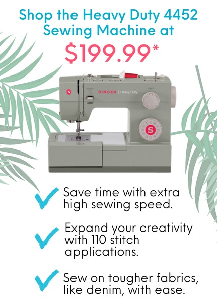 Singer Heavy Duty 4452 32-Stitch Mechanical Sewing Machine 50% More Power -  New Low Price! at