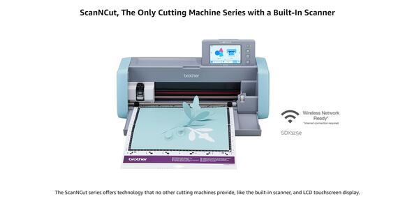 Brother ScanNCut SDX85M DIY Cutting Machine with Scanner and 6 CADXBLD1  Replacement Blades