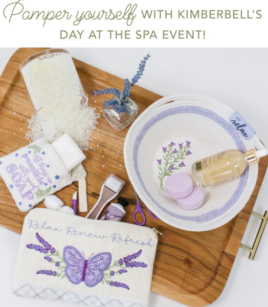 Kimberbell A Day At The Spa Event Saturday April 6th, 2024 10am
