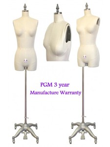 Professional Fitting Dress Form (602B, Non-Collapsible Shoulder)