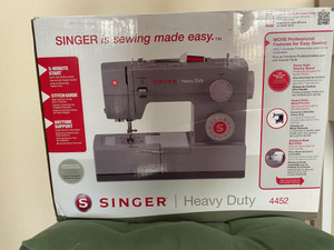 SINGER 4452 Heavy Duty Sewing Machine w/ 110 Applications and Accessories,  Gray, 1 Piece - Foods Co.