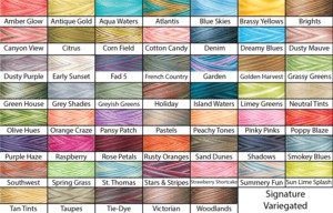 A&E Signature Fan Deck Color Chart Card for 204 Colors Cotton Quilting ...