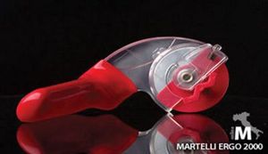Martelli Ergo 2000 Right Hand 45mm Rotary Fabric Cutter, Spring Guard at