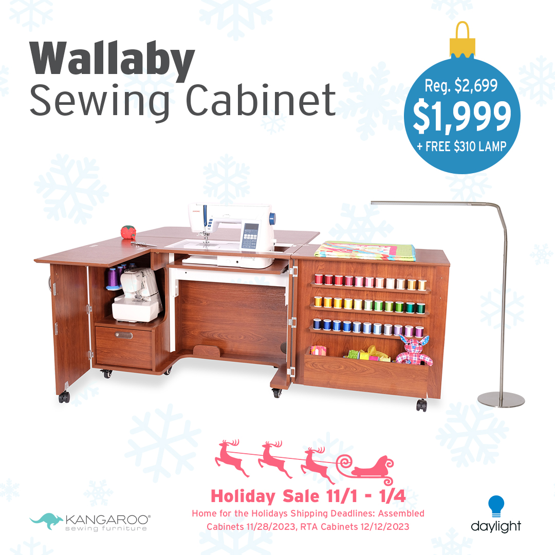 Koala Maker Center Sewing Cabinet + 3 Drawer Caddy - 02