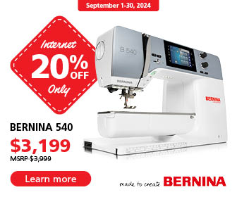 Bernina September 2024 promo