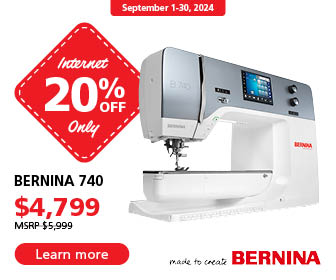 Bernina September 2024 promo