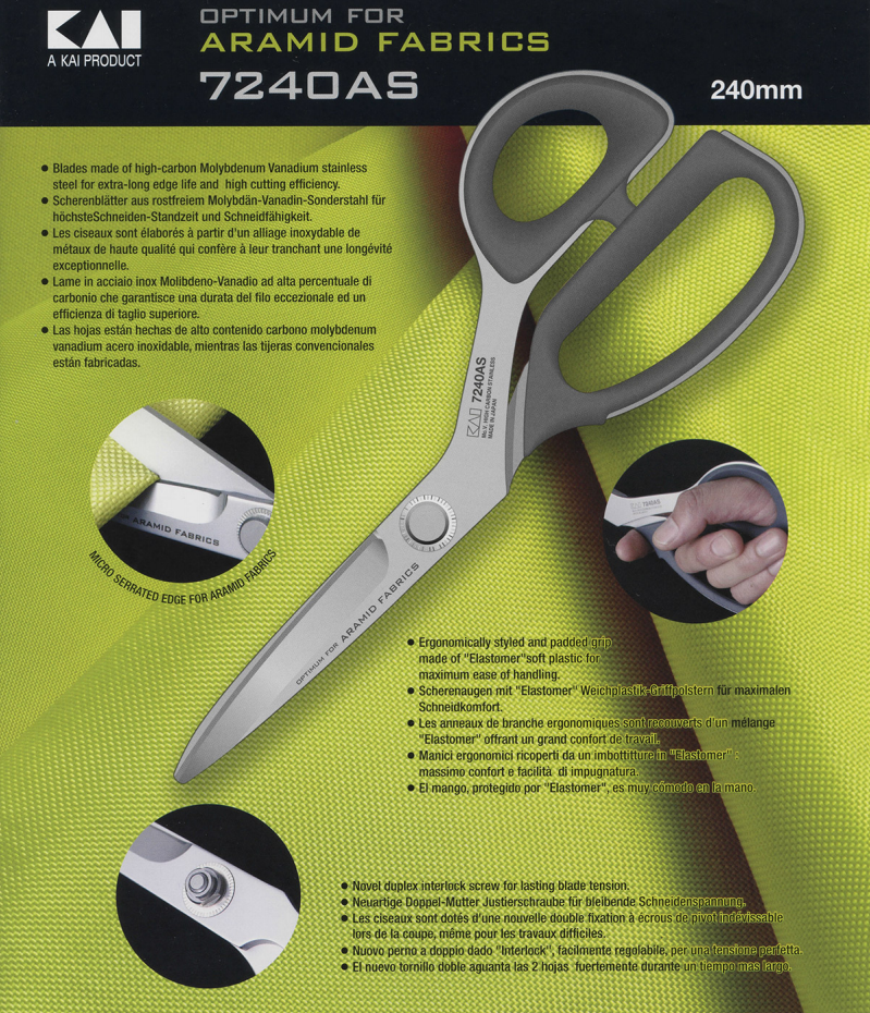 Kai 8 Micro-Serrated Patchwork Scissors