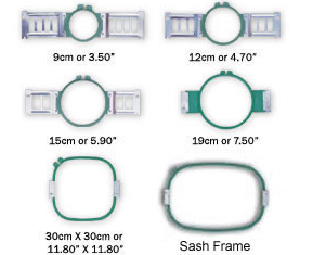 frames hoops included 2 x shirt front round hoop 9