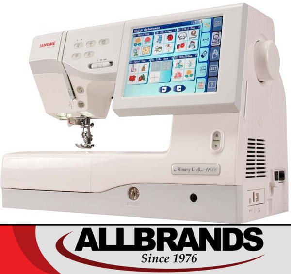 Janome MC11000 +SE2.0UPG 10YrExtWnty*Sew Quilt Emb Mach 358Stitch ...